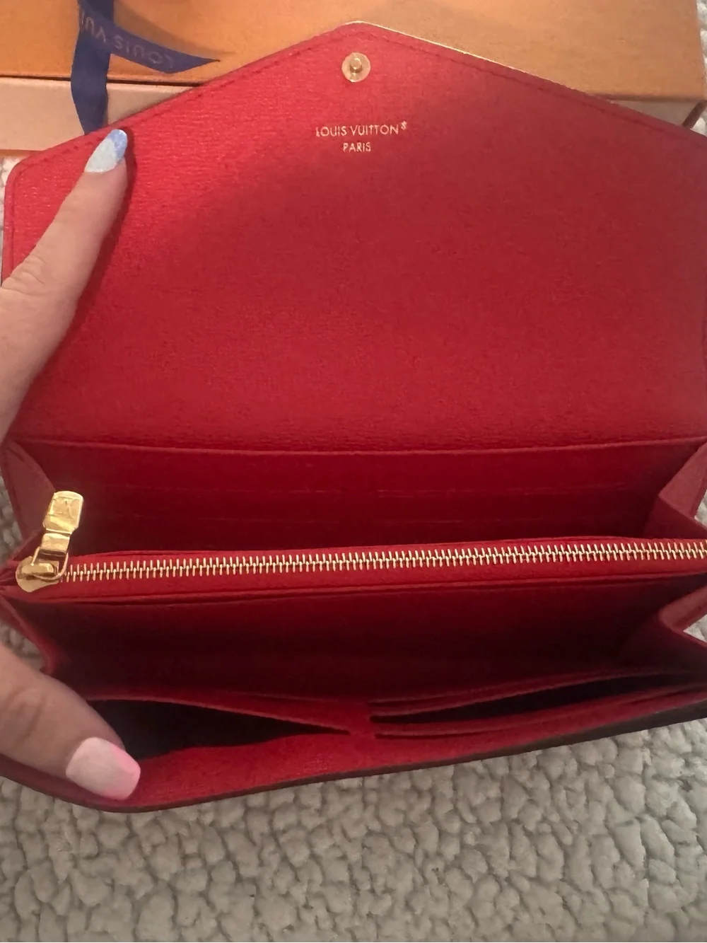 Louis Vuitton Monogram Canvas Brown and Gold Snap Wallet